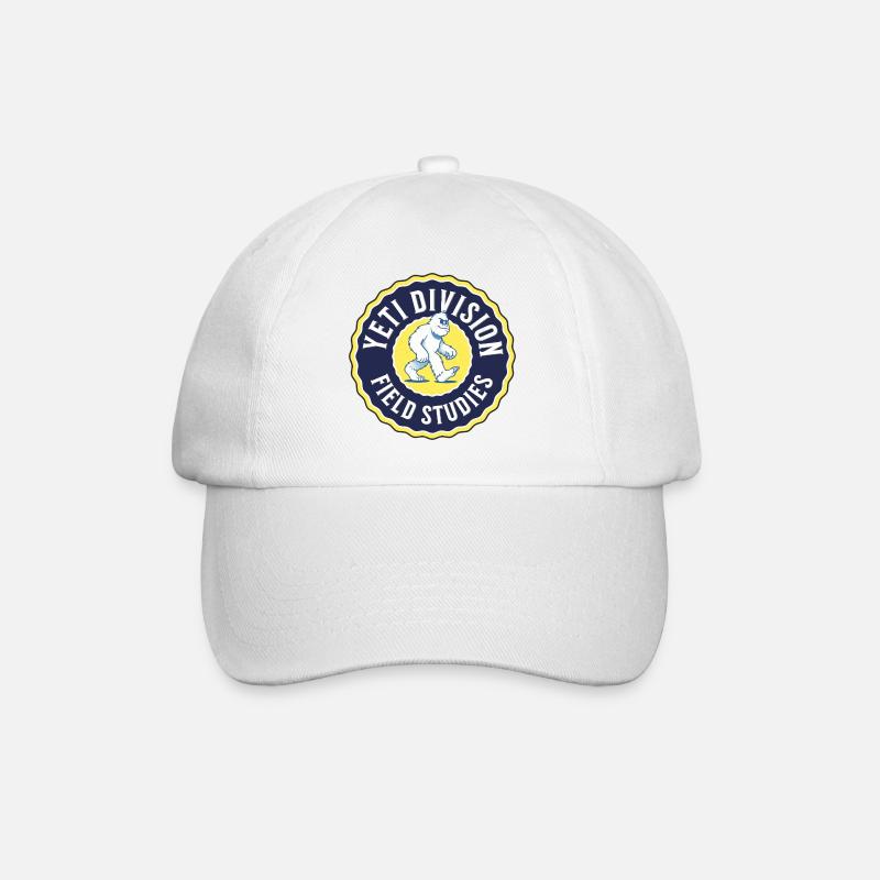 Yeti-Abteilung — Abzeichen für Feldstudien - Baseballkappe - Weiß/Weiß