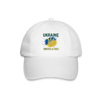 Ukraine Unity and Freedom - Baseball Cap - white/white - Front