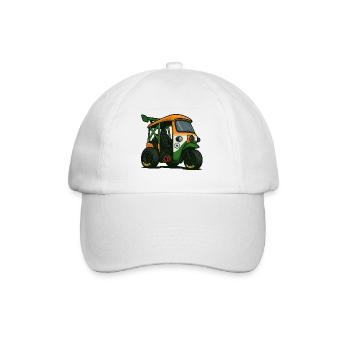 India Tuk-Tuk – Street Race Edition - Baseball Cap - white/white - Front