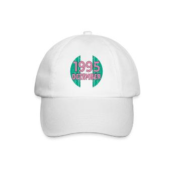 31ST BIRTHDAY 1995 DECEMBER GIFTS - Baseball Cap - white/white - Front