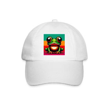 grenouille - Casquette classique - blanc/blanc - Devant
