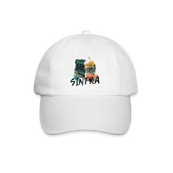 Typical Moorish tower of Sintra Park illustration - Baseball Cap - white/white - Front