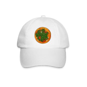 Pizza Plat préféré - Casquette classique - blanc/blanc - Devant