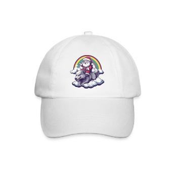 Loup Père Noël Noël - Casquette classique - blanc/blanc - Devant
