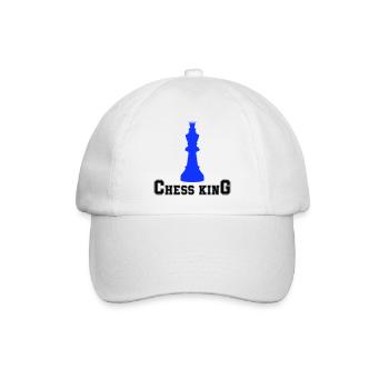 Chess King - Baseball Cap - white/white - Front