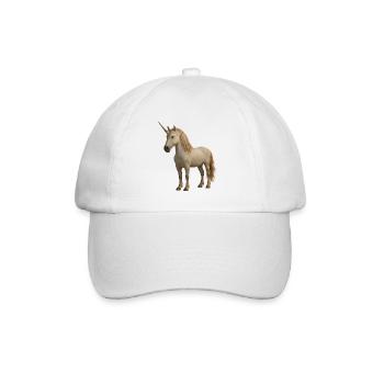 Cream Unicorn - Baseball Cap - white/white - Front