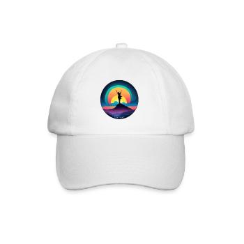 Sérénité au soleil levant - Casquette classique - blanc/blanc - Devant