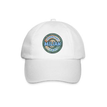 Milian comme idée de cadeau - Casquette classique - blanc/blanc - Devant