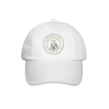 Wendigo-Eindämmungseinheit Lustiger Mythos Wendigo - Baseballkappe - Weiß/Weiß - Vorne