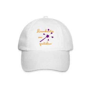 Réenchanter son quotidien - Casquette classique - blanc/blanc - Devant