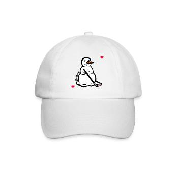 Hockey Enfant Snowman d’Hiver - Casquette classique - blanc/blanc - Devant