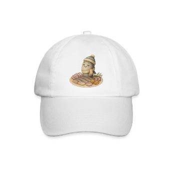 Fier hareng - Casquette classique - blanc/blanc - Devant