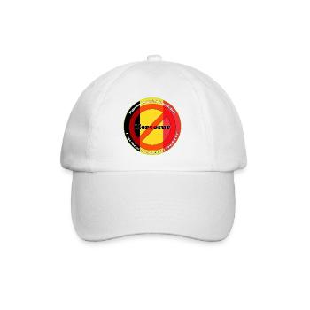 Farmers' protest against Mercosur - Baseball Cap - white/white - Front