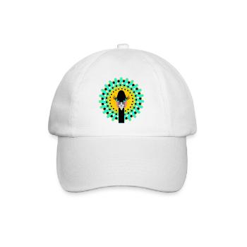 Pouvoir des filles oiseaux - Casquette classique - blanc/blanc - Devant