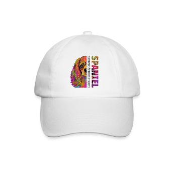 Cavalier King Charles Spaniel - Baseball Cap - white/white - Front