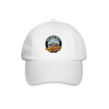 Der Berg Ruft - Apres Ski Party - Ski Outfit  - Baseballkappe - Weiß/Weiß - Vorne