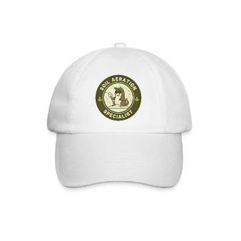 Mole Soil Conditioner Horticulture Self-Sufficiency - Baseball Cap - white/white - Front
