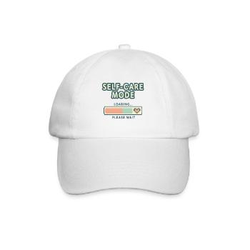 Self-Care Mode Loading - Retro Pixel Edition - Baseball Cap - white/white - Front