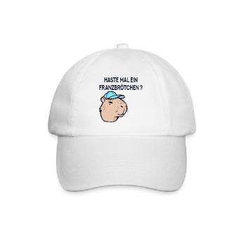 Franzbrötchen Hambourg Capybara - Casquette classique - blanc/blanc - Devant