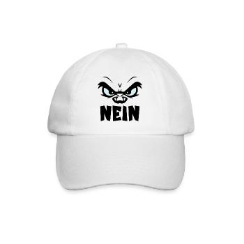 ABSAGE HALTUNG NEIN - Baseballkappe - Weiß/Weiß - Vorne