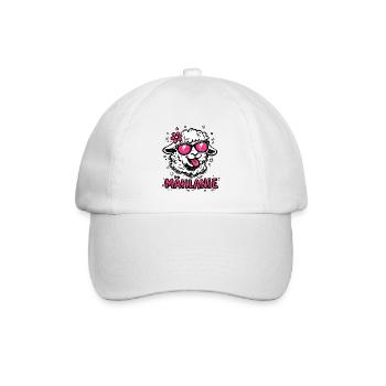 Mählanie Mouton Drôle nommé Cadeau - Casquette classique - blanc/blanc - Devant