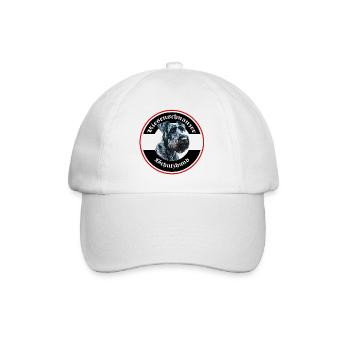 Riesenschnauzer Schutzhund Emblem - Baseballkappe - Weiß/Weiß - Vorne
