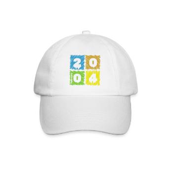 22. Écussons de Farbige du Geburtstag depuis 02/2004 - Casquette classique - blanc/blanc - Devant