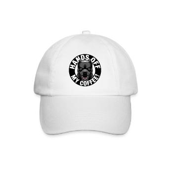 Lâche mon café - Casquette classique - blanc/blanc - Devant