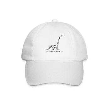 Loooooong_Neck_Boi - Baseballkappe - Weiß/Weiß - Vorne