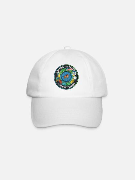 Sprint is life: Agile zombies in the hamster wheel - Baseball Cap - white/white