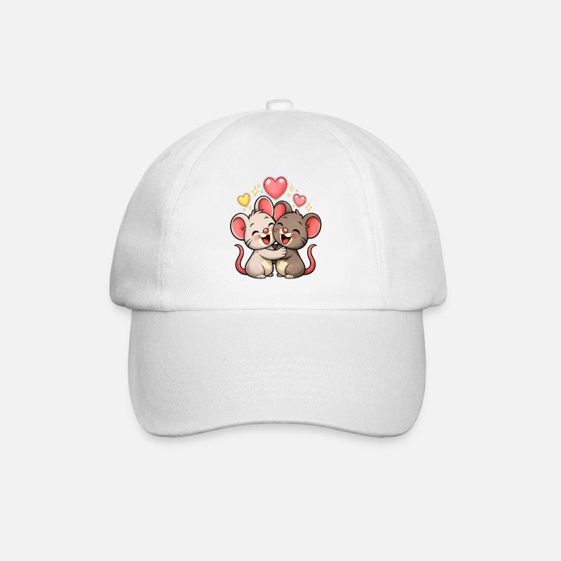 Liebe  - Baseballkappe - Weiß/Weiß