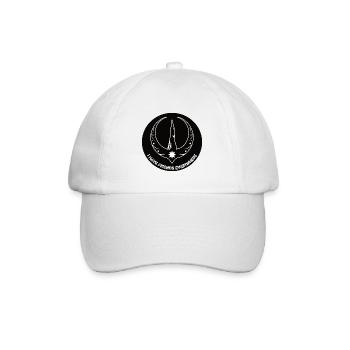 Rebellion Loon Logo - Eistaucher Rebellion Logo - Baseballkappe - Weiß/Weiß - Vorne