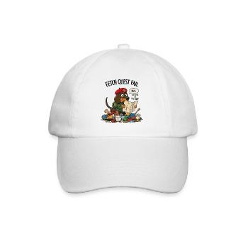 Fetch Quest Fail Pup - Baseball Cap - white/white - Front