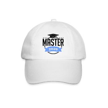 Master 2026 Graduation Graduation - Baseball Cap - white/white - Front