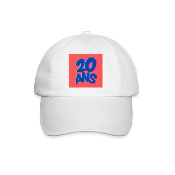 20. 20th ANNIVERSARY. 20 YEARS ANNIVERSARY. 20 YEARS. - Baseball Cap - white/white - Front