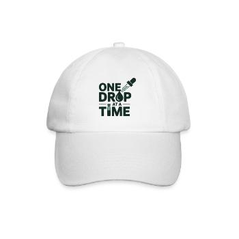 Homeopathie : une goutte à la fois Équipement professionnel - Casquette classique - blanc/blanc - Devant