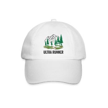 Ultra-Läufer - Baseballkappe - Weiß/Weiß - Vorne