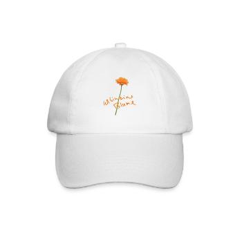 I am a flower... gift idea Valentine's Day - Baseball Cap - white/white - Front