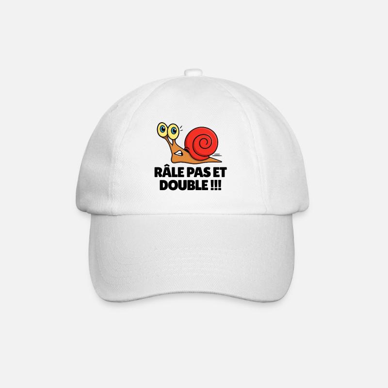 Step-moan and double - Baseball Cap - white/white