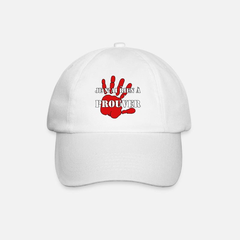 I HAVE NOTHING TO PROVE. - Baseball Cap - white/white