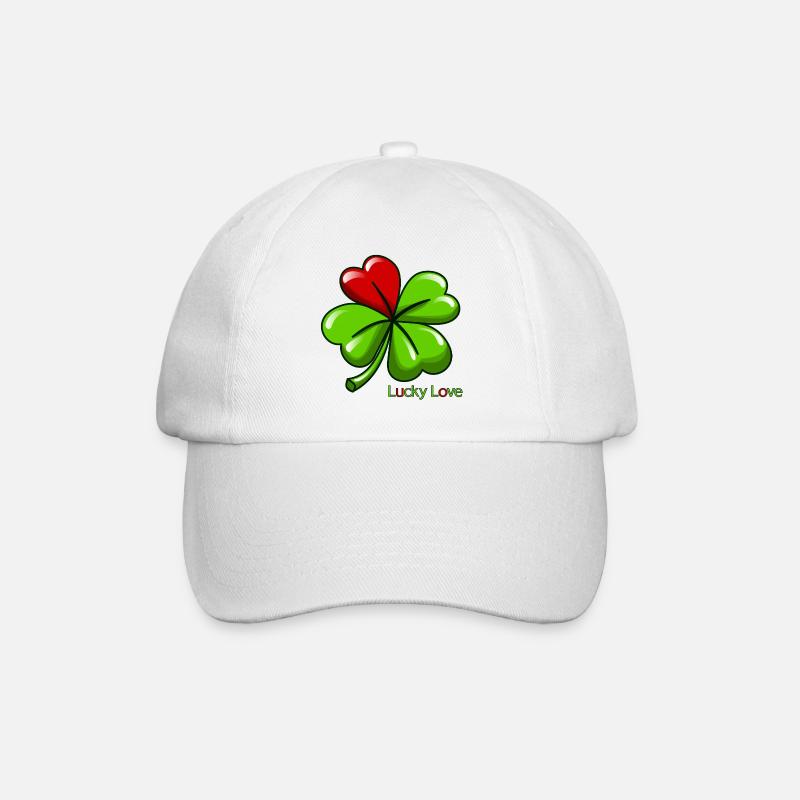 Trèfle de l’Amour Chanceux - Casquette classique - blanc/blanc
