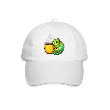 Coffee Dragon Cuddle - Baseball Cap - white/white - Front