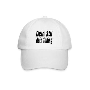 tuning - Baseball Cap - white/white - Front