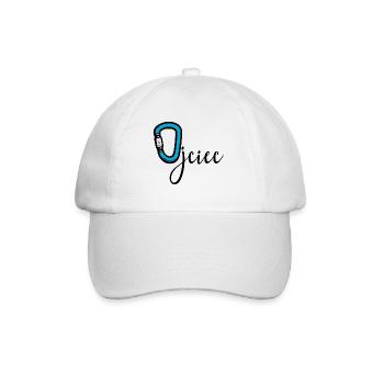 Kletter-Wander-Vater - Baseballkappe - Weiß/Weiß - Vorne