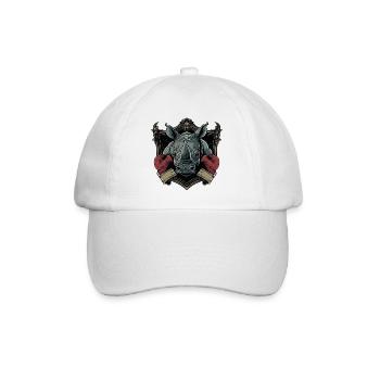 Rhino Boxer MMA - Casquette classique - blanc/blanc - Devant
