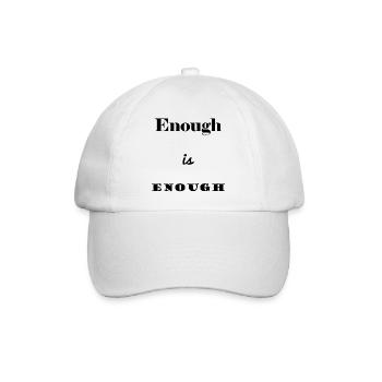 QUOTE. MESSAGE. HUMOR. FUNNY QUOTES - Baseball Cap - white/white - Front