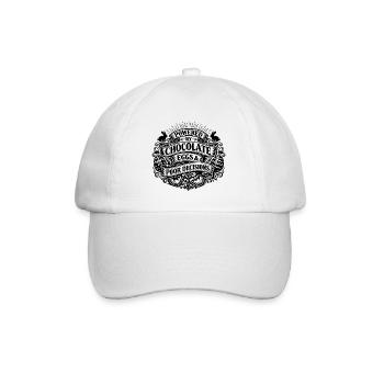Propulsé par des œufs au chocolat et de mauvaises décisions - Casquette classique - blanc/blanc - Devant