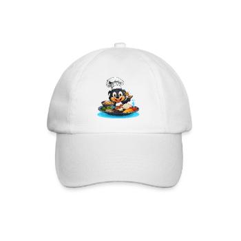 Dessin animé Cooking Dog Chef - Casquette classique - blanc/blanc - Devant