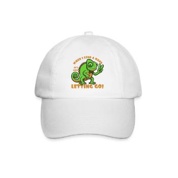 When I lend a hand its like two letting go! - Baseball Cap - white/white - Front