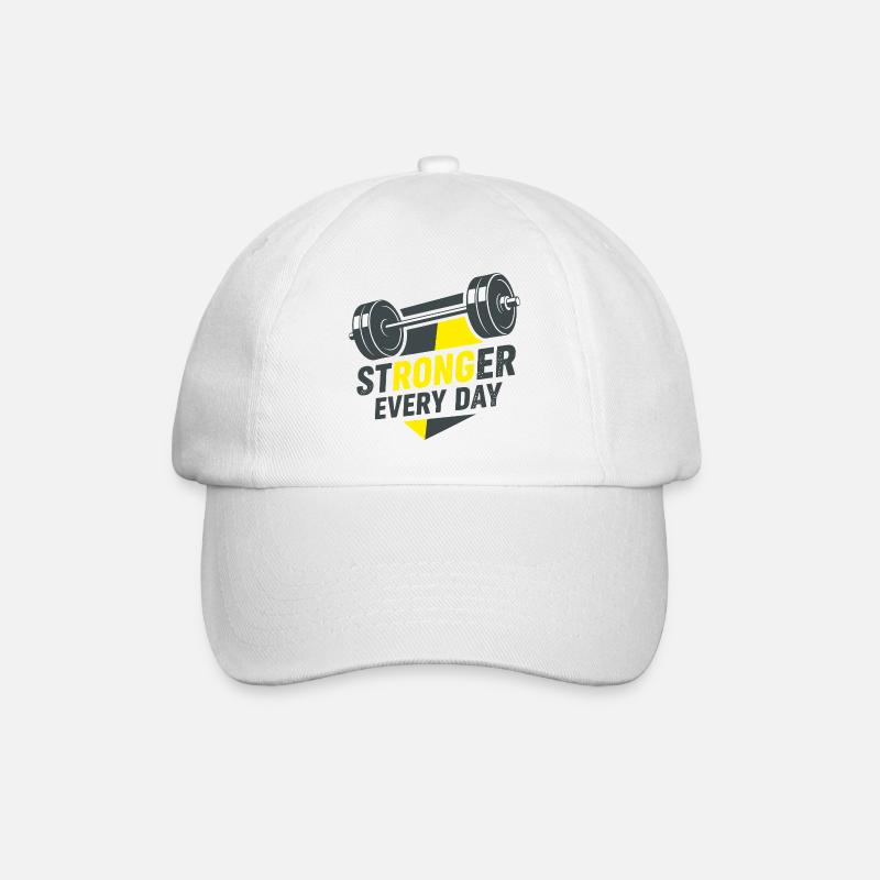 design_001 - Baseball Cap - white/white